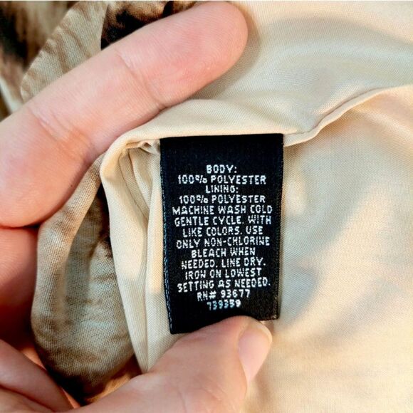 Nicole Miller Keyhole Sleeveless Halter Leopard 60s Mod Glam Cocktail Dress Sz 6 - Picture 8 of 14